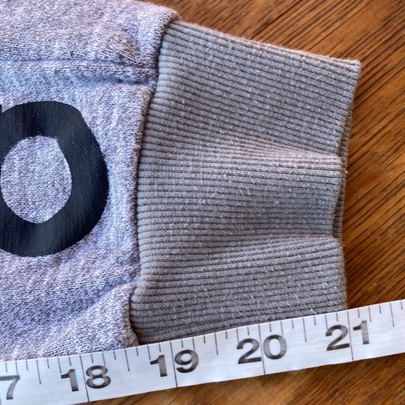 Adidas Gray Joggers with Black adidas lettering - Picture 9 of 10